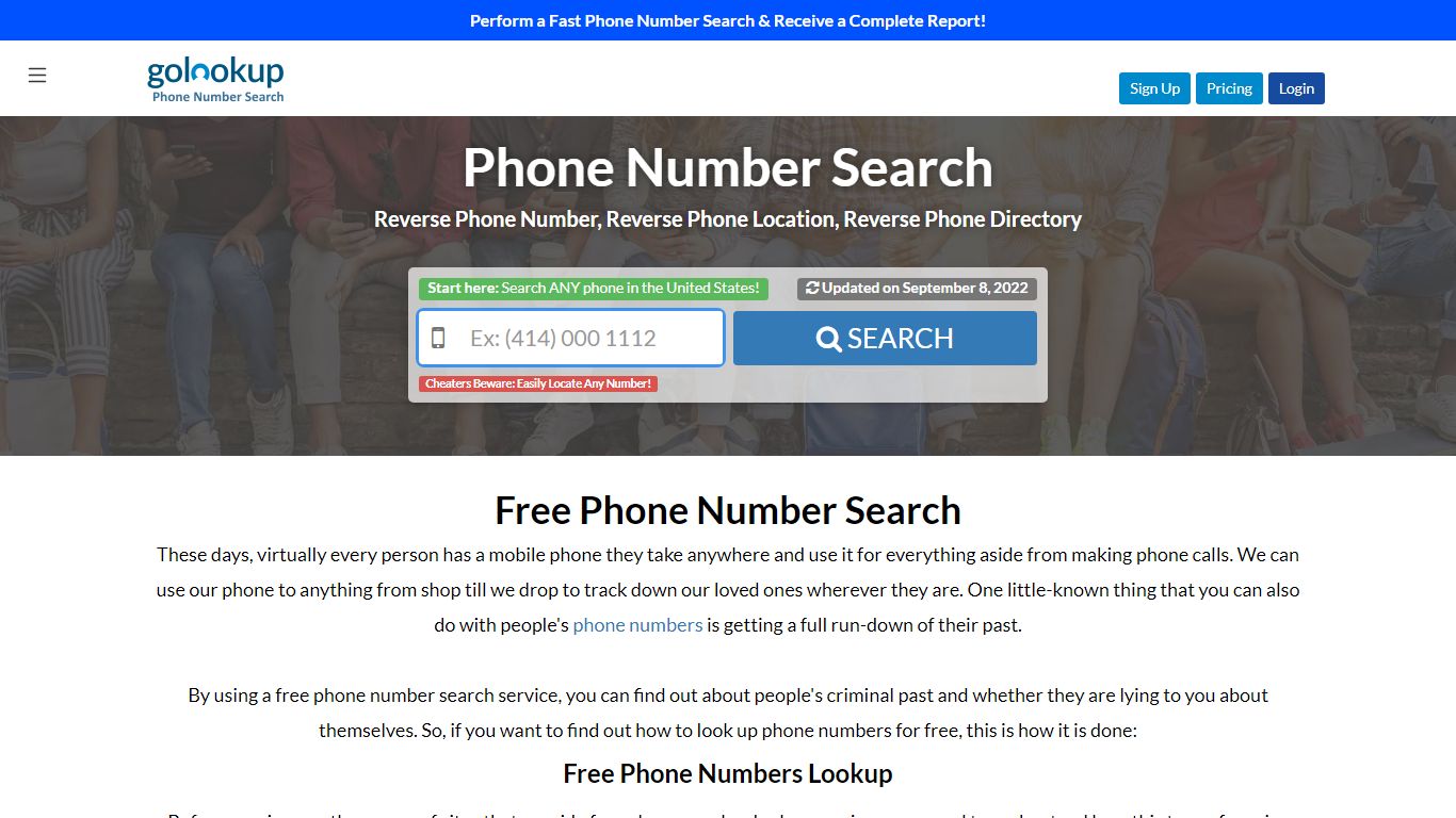 How to Look Up Phone Numbers for Free, Free Phone Numbers Lookup